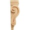 Ekena Millwork 3"W x 1 3/4"D x 6"H Extra Small Traditional Pilaster Wood Corbel, Red Oak CORW03X02X06PTRO - alternate 3